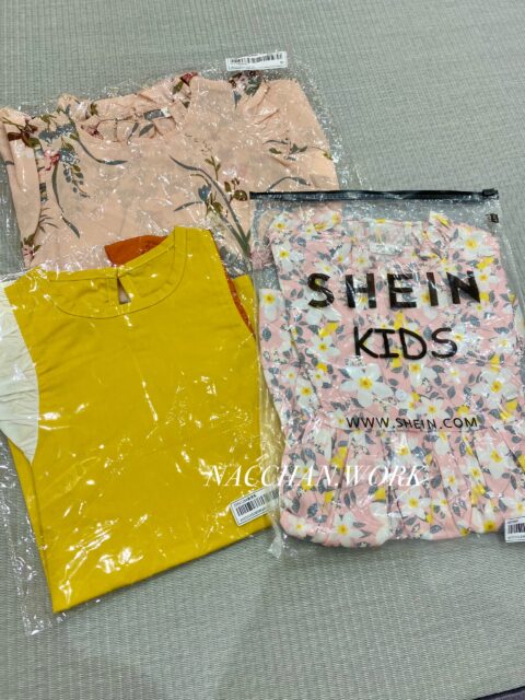 SHEINKIDSのワンピースが可愛い